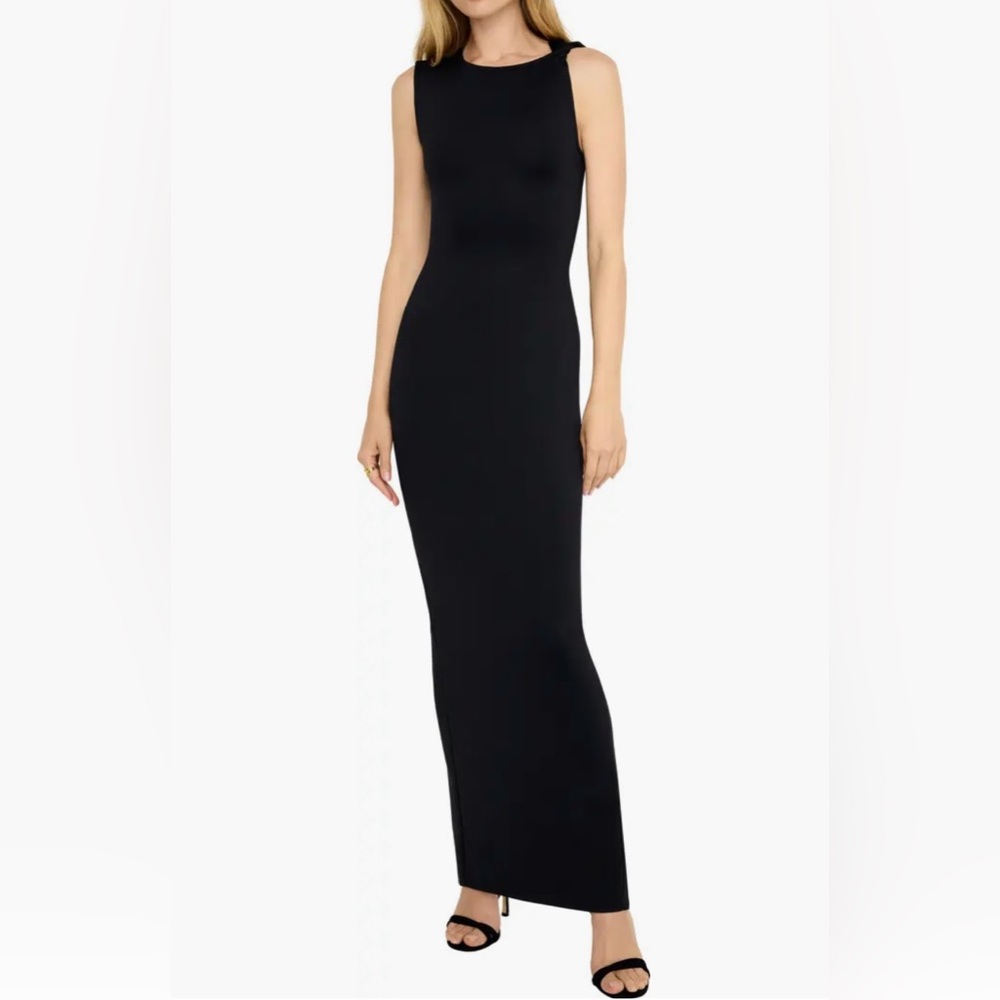 NEW Good American Sculpting Twist Tank Maxi Dress - Picture 1 of 4